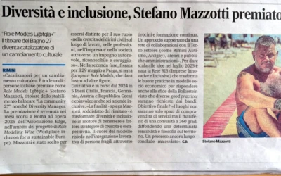 Diversità e inclusione, Stefano Mazzotti premiato a Roma