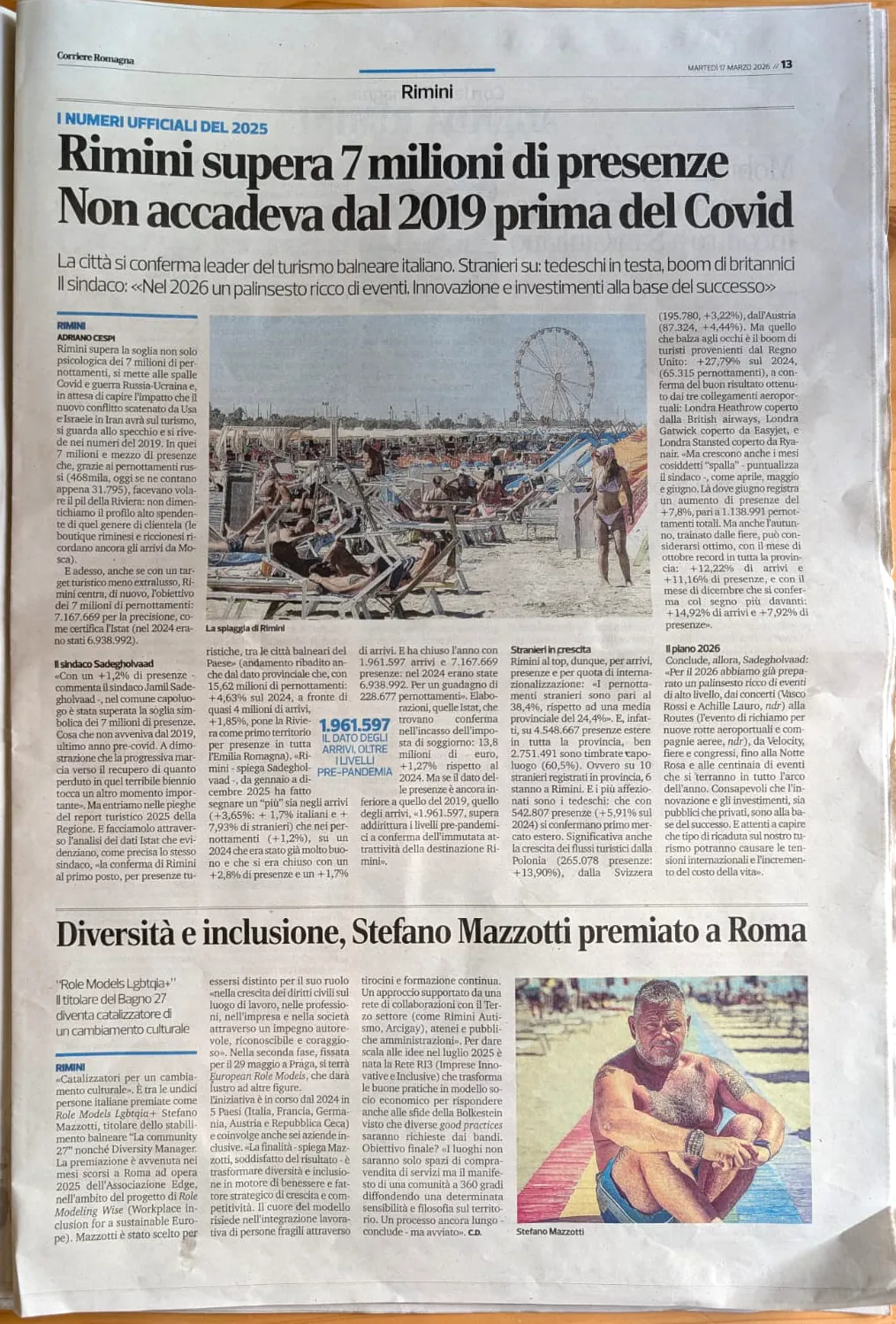 Corriere Romagna - martedì 17 marzo 2026 - La Community 27 Corriere Romagna - martedì 17 marzo 2026 - La Community 27