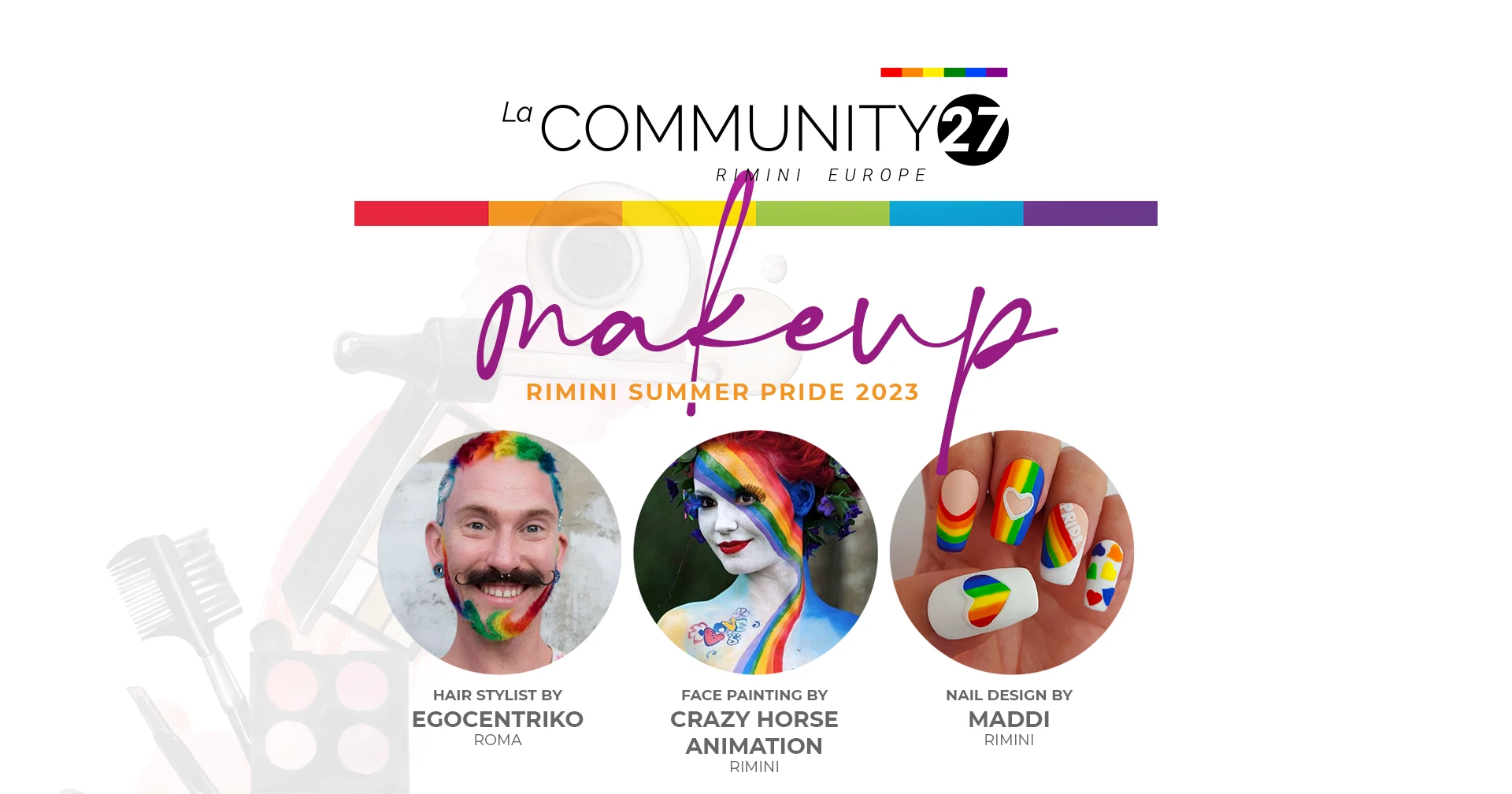 Copertina PRIDE WEEK 2023 - Makeup - La Community 27