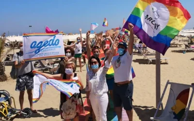 A Rimini sulla passerella arcobaleno per omaggiare il 50°anniversario del Pride