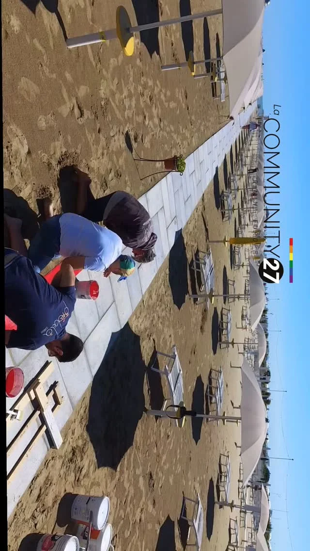 Primo giorno di verniciatura della passerella!
Domani si terminerà: NON MANCARE 😎